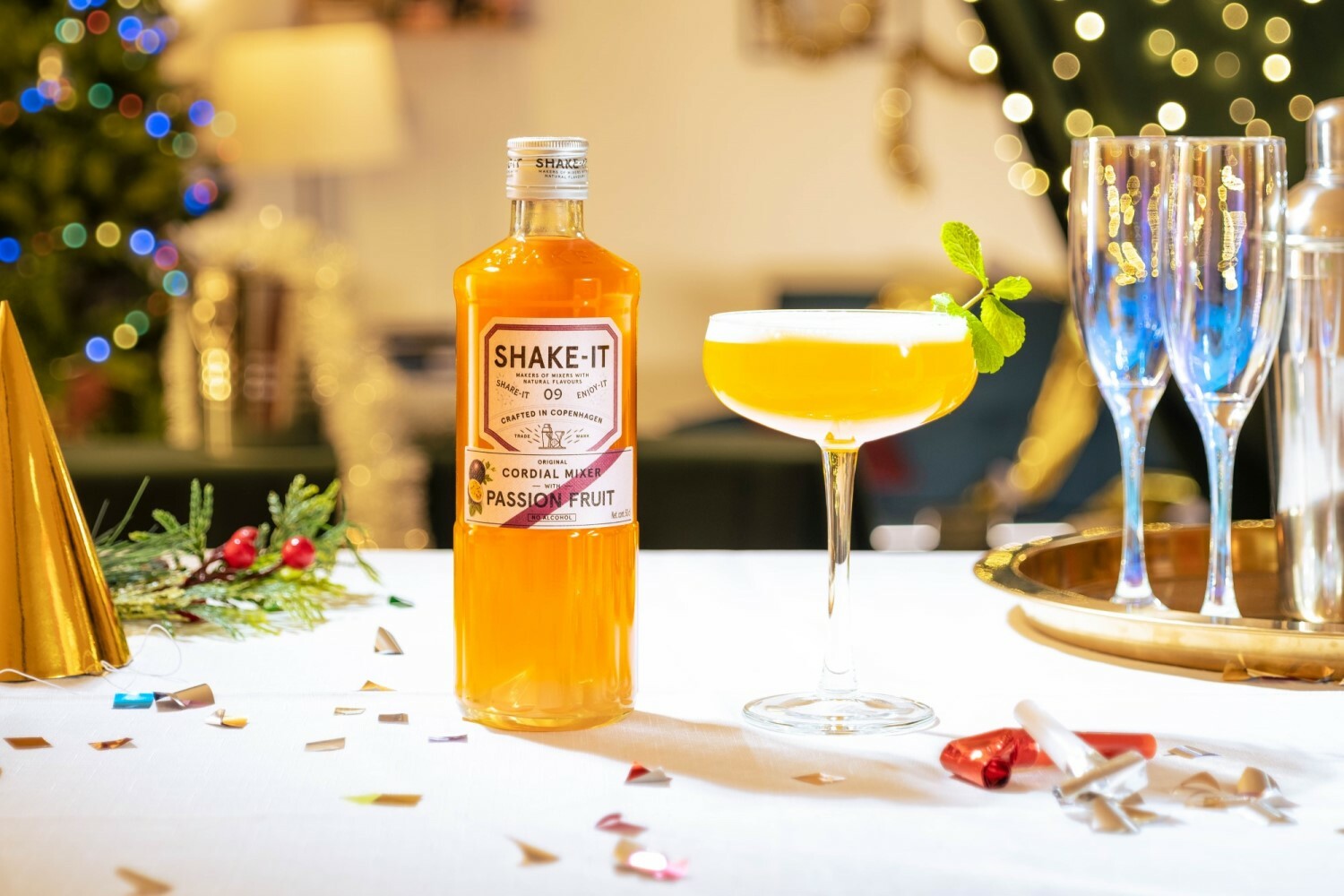 Passion Fruit Martini opskrift shakeit.dk drinksopskrifter shake