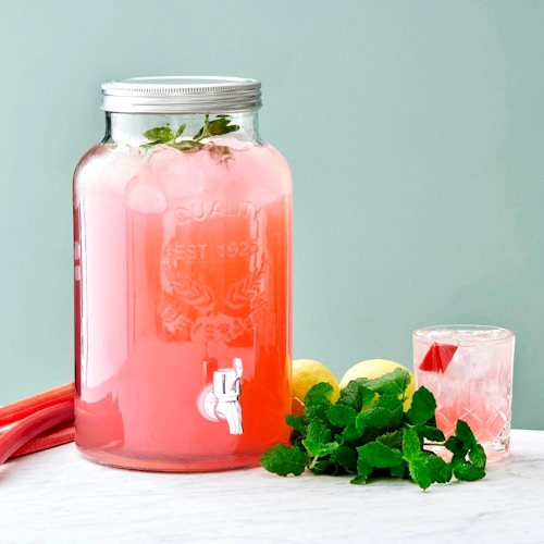 Rhubarb Collins dispenser