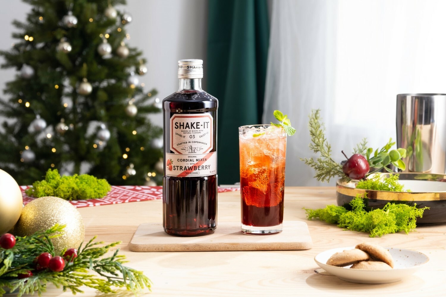 Strawberry Mule opskrift En mocktail med jordbær shakeit.dk